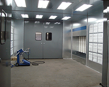 powder coating room